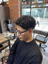 シェノン オム 梅田(CHAINON HOMME)&nbsp;MEN'S HAIR/束間ショート/アップバング/スキンフェード