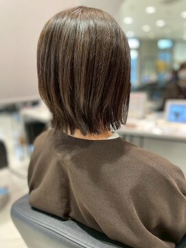 アース 南福島店(HAIR&MAKE EARTH) レイヤー×ボブ