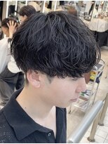 フィフスパーク(fifth PARK)&nbsp;シャドウパーマ波巻きスパイラルパーマメンズパーマ大きめカール