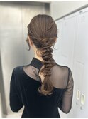 long &nbsp;hair arrange