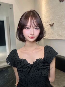 シェノン 表参道(CHAINON) 表参道/着物ヘア/ダークアッシュ/ミディアムレイヤーカット/渋谷