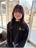 高校生カット/レイヤースタイル/コテ巻き