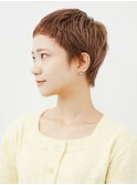 丸みショート・ボブ/丸顔/前髪あり/絶壁解消/40代/30代/長め