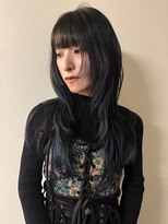 イェン(Yen.) ハッシュカットレイヤーカットデザインカラー裾カラー
