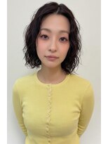 チザン(TIZAN) ゆるふわパーマ×ミディアムボブ