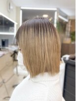 ビーワンヘアー 藤井寺 土師ノ里(B1hair)&nbsp;切りっぱなしボブ/ミニボブ/ぷつっとカット