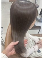 ソワンドゥブレス 大日店 (soin de brace) ・ミディアムヘアオリーブアッシュ