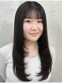ブリーチハイライト髪質改善ダブルカラーレイヤーカット