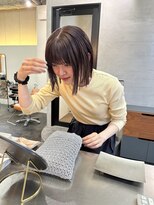 ニール 名古屋 伏見 丸の内(NEELU)&nbsp;【RIE】ほんのりラベンダーボブ