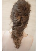 [vicus hair] 編み込みダウンヘアアレンジ