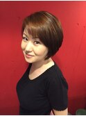 ナチュラルショートヘア