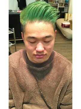 ブラッシュ(brush) brush 森田祐輔　コレクションスタイル　ライムグリーン