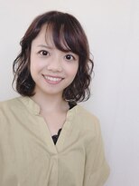 ヘア ミーツ ドレス プレローマ(HAIR meets dress pleroma)&nbsp;弾む☆パーマ風ボブ