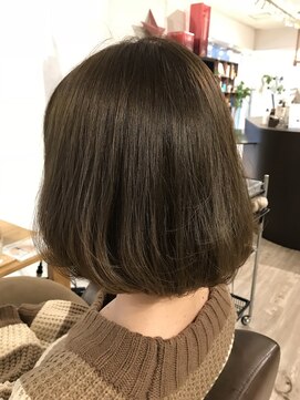 ウィービーパセリ atre川越店(WE BE PARSLEY) 重軽ボブ×マットグレージュ  担当  菊池健一郎