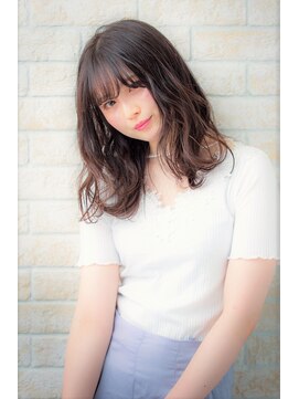 ソア 武蔵小杉(SOAR) 大人かわいい無造作カールとデザインカラー小顔ボブディ