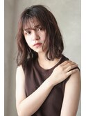 ニュアンスカール×ミディアムボブ◎【下北沢 soi conc】