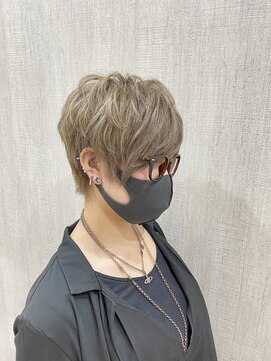 アルーシェ 心斎橋(Alushe) ボーイッシュミルクティーヘアー