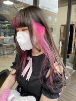 ノア(noa.)&nbsp;『インナーカラー』ブライトピンクインナーカラー