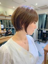 ロンド パルティール 大宮(Lond partir)&nbsp;【石田勇士郎】インナーカラー髪質改善厚めバングスリークボブ
