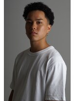 にもう&nbsp;ショートアフロローフェードハードパーマN1