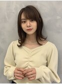 ナチュラル外ハネミディ