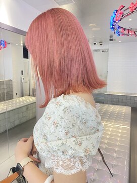 ゲーム 原宿店(GAME) ピンクベージュ/ダブルカラー/ケアブリーチ/髪質改善/原宿