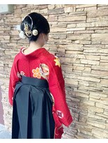 サンバイエム(#3/M) 卒業式袴着付け+ヘアセット