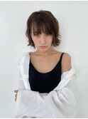 ラフなナチュラルボブスタイル