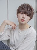 小久保Style☆波巻きハイライト束感ツーブロックマッシュパーマ