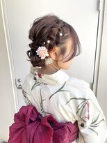 アルクバイネオリーブ 荻窪店(arc by neolive) 編み込みサイドシニヨン♪