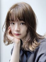 カムジーヘッドカミノウラ(COMEGHEAD KAMINOURA)&nbsp;ミディアムデザインカラーミルクティーベージュ