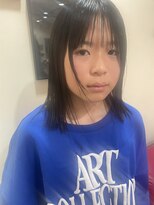 ヘアアンドスペース ベロン(hair&space velon) ミディアムストレート