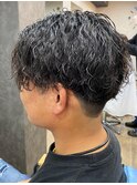 ツーブロック・ツイストスパイラルパーマ☆