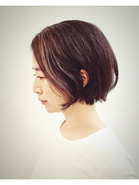 ラプ(Rapu) ボブ白髪ぼかし