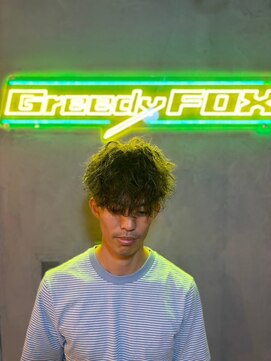 グリーディーフォックス 代々木(Greedy FOX) 波巻き/ハイライト/マッシュパーマ/ウルフ[シェービング]