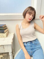 エミュー 大船店(emue)&nbsp;イメチェン/ホワイトブロンド/外ハネボブ/美髪/大船