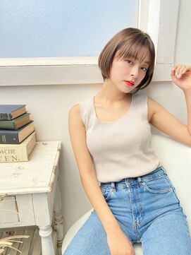 エミュー 大船店(emue) イメチェン/ホワイトブロンド/外ハネボブ/美髪/大船