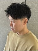 リクルートショートメンズショートツイストスパイラルパーマ眉毛