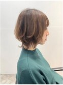 ナチュラルネオウルフ　ボブウルフ　ウルフカット
