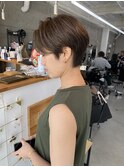 オリーブベージュ☆ハンサムショート