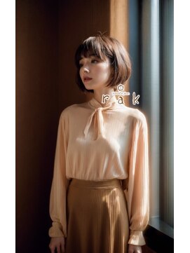 ラクヘアー 住吉店(rak hair) 滑らかな丸みのコンパクトボブ