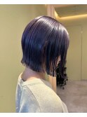 [金沢駅/ブリーチなしダブルカラー/ボブ/ショートボブ]