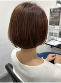 Second   × 丸みボブ