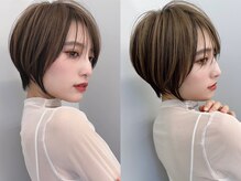 大人女性のショート、ボブのお客様にはハイライトでも立体感◎【錦糸町］