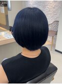 ショートカット/ブルーブラック