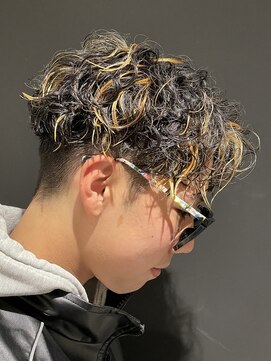 ヒロギンザ 大阪本店(HIRO GINZA) スパイラルパーマメッシュ