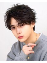 オーシャントーキョー 渋谷神南(OCEAN TOKYO) ツーブロック人気爽やかフェザーニュアンスセンターパート