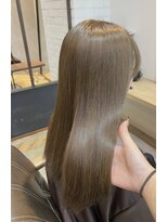 エイト 金沢店(EIGHT kanazawa)&nbsp;ブリーチ無しオリーブカラー