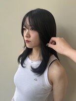 ユニバイリサ 天神大名店(uni by risa)&nbsp;天神 /大名  艶髪 ブラック 髪質改善