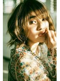 くせ毛ショート 抜け感ヘア